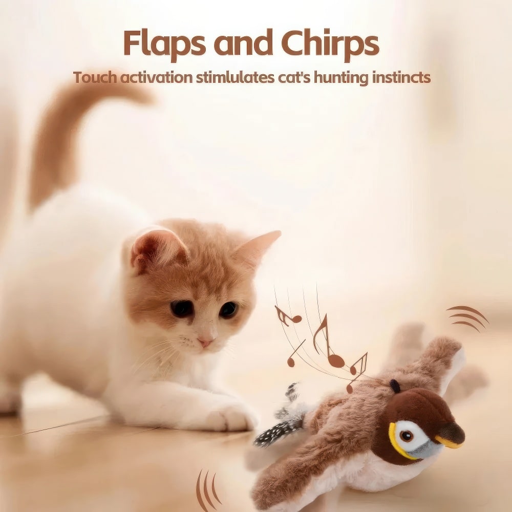 BirdyFlap™ Interaktives Katzenspielzeug