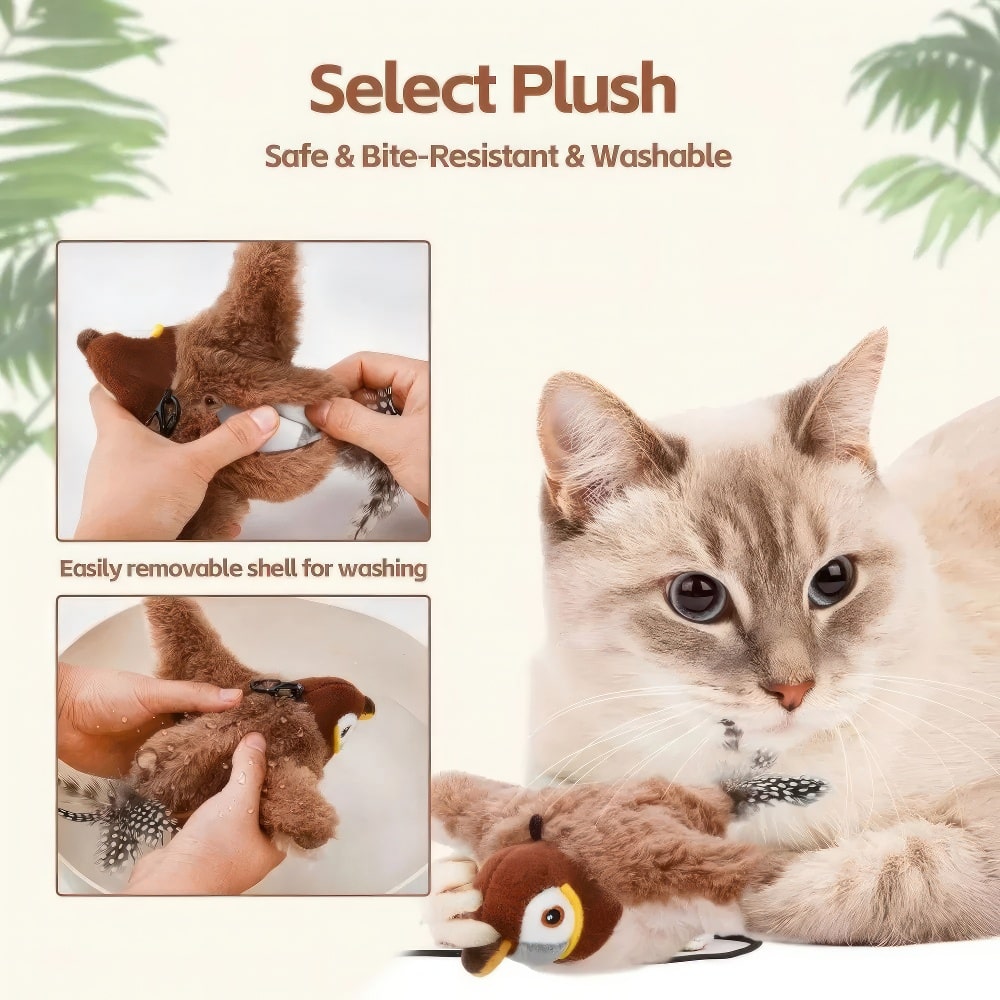BirdyFlap™ Interaktives Katzenspielzeug