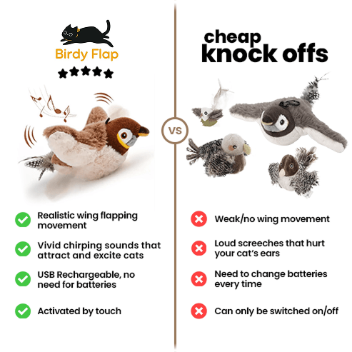BirdyFlap™ Interaktives Katzenspielzeug